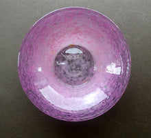 Load image into Gallery viewer, SCOTTISH GLASS. Fabulous 1920s Antique Scottish Monart Shallow Bowl with Rim. 5 3/4 inches
