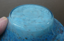 Load image into Gallery viewer, SCOTTISH GLASS. Fabulous 1920s Antique Scottish Monart Shallow Bowl with Rim. 5 inches
