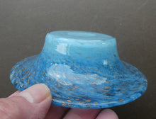 Load image into Gallery viewer, SCOTTISH GLASS. Fabulous 1920s Antique Scottish Monart Shallow Bowl with Rim. 5 inches
