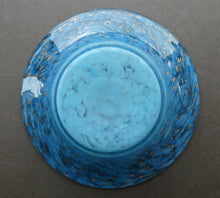 Load image into Gallery viewer, SCOTTISH GLASS. Fabulous 1920s Antique Scottish Monart Shallow Bowl with Rim. 5 inches
