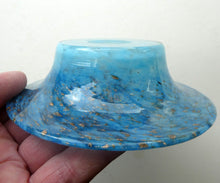 Load image into Gallery viewer, SCOTTISH GLASS. Fabulous 1920s Antique Scottish Monart Shallow Bowl with Rim. 5 inches
