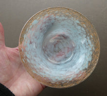 Load image into Gallery viewer, SCOTTISH GLASS. Fabulous 1920s Antique Scottish Monart Shallow Bowl with Rim. 5 3/4 inches
