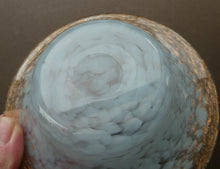 Load image into Gallery viewer, SCOTTISH GLASS. Fabulous 1920s Antique Scottish Monart Shallow Bowl with Rim. 5 3/4 inches
