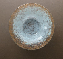 Load image into Gallery viewer, SCOTTISH GLASS. Fabulous 1920s Antique Scottish Monart Shallow Bowl with Rim. 5 3/4 inches
