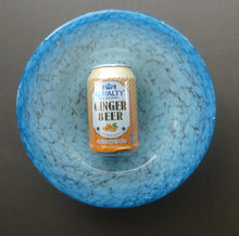 Load image into Gallery viewer, SCOTTISH GLASS. Fabulous LARGE 1920s Antique Scottish Monart Shallow Bowl with Rim. 10 inches
