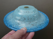Load image into Gallery viewer, SCOTTISH GLASS. Fabulous LARGE 1920s Antique Scottish Monart Shallow Bowl with Rim. 10 inches
