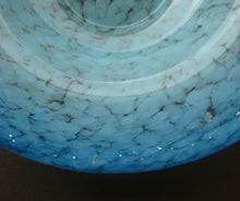 Load image into Gallery viewer, SCOTTISH GLASS. Fabulous LARGE 1920s Antique Scottish Monart Shallow Bowl with Rim. 10 inches
