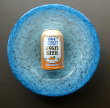 Load image into Gallery viewer, SCOTTISH GLASS. Fabulous LARGE 1920s Antique Scottish Monart Shallow Bowl with Rim. 10 inches
