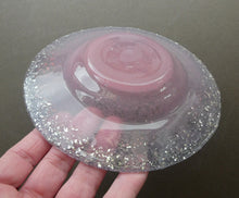 Load image into Gallery viewer, Vintage Pink Scottish Art Glass Vasart Shallow Bowl
