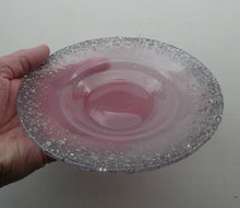 Load image into Gallery viewer, Vintage Pink Scottish Art Glass Vasart Shallow Bowl
