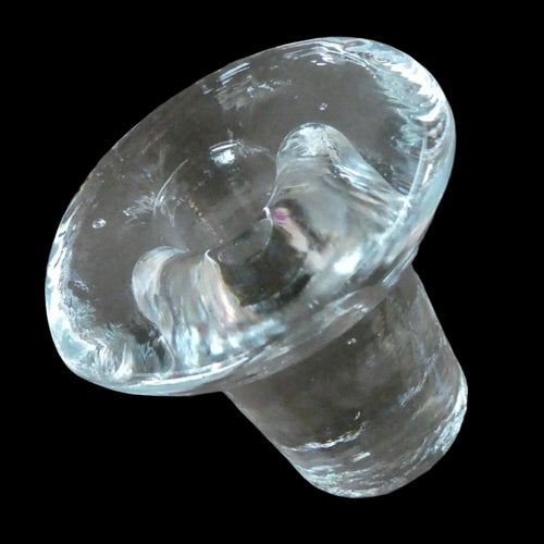 Stylish Minmalistic 1970s BLENKO GLASS Candle Holder / Candle Stick