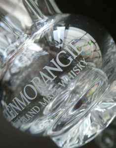 Set of FOUR Glenmorangie Whisky Tasting Glasses in the Shape of a Thistle