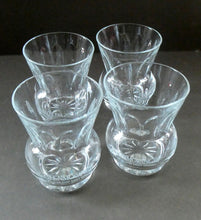 Load image into Gallery viewer, Set of FOUR Glenmorangie Whisky Tasting Glasses in the Shape of a Thistle
