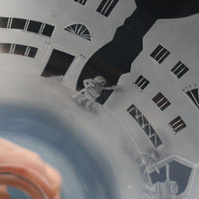 Load image into Gallery viewer, LIMITED EDITON (1 /12). Engraved Vintage Caithness SCOTTISH GLASS Rummer / Goblet by Colin Terris (1937 - 2007). The Pied Piper Playing on his Enchanted Pipe
