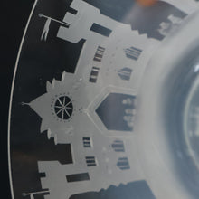 Load image into Gallery viewer, LIMITED EDITON (1 /12). Engraved Vintage Caithness SCOTTISH GLASS Rummer / Goblet by Colin Terris (1937 - 2007). The Pied Piper Playing on his Enchanted Pipe
