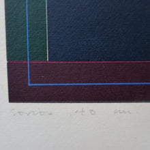 Load image into Gallery viewer, Gordon House (1932 - 2004). 1960s POP ART Screenpint. Entitled Series 40cm E. Pencil Signed
