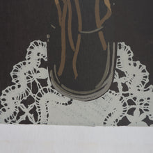 Load image into Gallery viewer, SCOTTISH ART: Rare Screenprint by Bel Cowie Entitled "Minoan Poppies" . Signed and dated 1981. FRAMED
