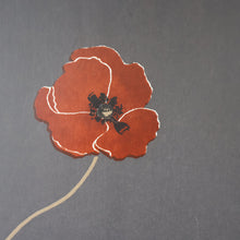 Load image into Gallery viewer, SCOTTISH ART: Rare Screenprint by Bel Cowie Entitled "Minoan Poppies" . Signed and dated 1981. FRAMED
