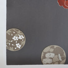 Load image into Gallery viewer, SCOTTISH ART: Rare Screenprint by Bel Cowie Entitled "Minoan Poppies" . Signed and dated 1981. FRAMED
