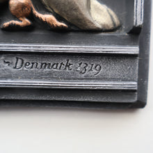 Load image into Gallery viewer, Pair of ALPHA STUDIOS Plaster DANISH ROYALTY Plaques. Rare Vintage 1970s Pair of Medieval Style Wall Plaques
