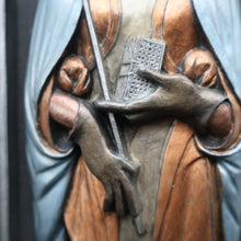 Load image into Gallery viewer, Pair of ALPHA STUDIOS Plaster DANISH ROYALTY Plaques. Rare Vintage 1970s Pair of Medieval Style Wall Plaques
