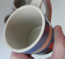 Load image into Gallery viewer, Set of THREE Contemporary CLASSIC TG Green CORNISHWARE Coffee Mugs
