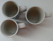 Load image into Gallery viewer, Set of THREE Contemporary CLASSIC TG Green CORNISHWARE Coffee Mugs
