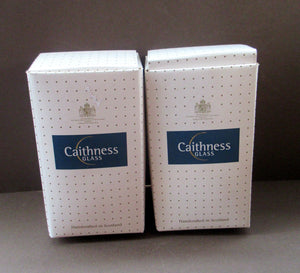 1980s Caithness Scottish Glass Perfume Bottle Valentine's Love Heart Inclusion Millefiori