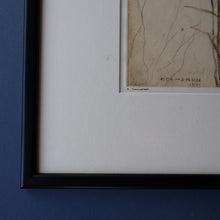 Load image into Gallery viewer, SCOTTISH ART: Katherine (Kate) Cameron (1874- 1965). Large 1920s Etching with Butterflies and Harebells. SIGNED
