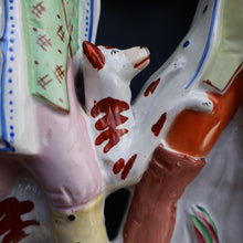 Load image into Gallery viewer, RARE 1860s Staffordshire Figurine. HISTORICAL INTEREST. Thomas Smith Confronting the Poacher William Collier
