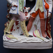 Load image into Gallery viewer, RARE 1860s Staffordshire Figurine. HISTORICAL INTEREST. Thomas Smith Confronting the Poacher William Collier
