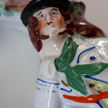 Load image into Gallery viewer, RARE 1860s Staffordshire Figurine. HISTORICAL INTEREST. Thomas Smith Confronting the Poacher William Collier
