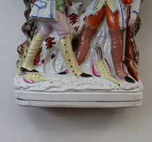 Load image into Gallery viewer, RARE 1860s Staffordshire Figurine. HISTORICAL INTEREST. Thomas Smith Confronting the Poacher William Collier
