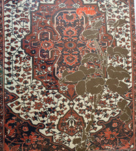 Load image into Gallery viewer, SCOTTISH ART: Rare Screenprint by Bel Cowie Entitled &quot;Red Geranium for an Oriental Carpet&quot;.  Signed and dated Feb &#39;80. RARE

