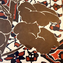 Load image into Gallery viewer, SCOTTISH ART: Rare Screenprint by Bel Cowie Entitled &quot;Red Geranium for an Oriental Carpet&quot;.  Signed and dated Feb &#39;80. RARE
