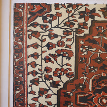 Load image into Gallery viewer, SCOTTISH ART: Rare Screenprint by Bel Cowie Entitled &quot;Red Geranium for an Oriental Carpet&quot;.  Signed and dated Feb &#39;80. RARE
