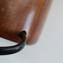 Load image into Gallery viewer, Vintage Scandinavian Style Teak Table Lamp  Height: 9 inches REWIRED &amp; WORKING
