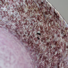 Load image into Gallery viewer, SCOTTISH GLASS. Large MONART Glass Vase. SA Shape. Mottled Pale Pink, Blush Pink and Purple &amp; Lots of Copper Aventurine Flakes. 8 inches high
