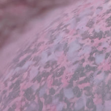 Load image into Gallery viewer, SCOTTISH GLASS. Large MONART Glass Vase. SA Shape. Mottled Pale Pink, Blush Pink and Purple &amp; Lots of Copper Aventurine Flakes. 8 inches high

