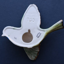 Load image into Gallery viewer, Vintage Beswick Wall Plaque in the Shape of a Little Blue Tit in Flight (Model No. 705)
