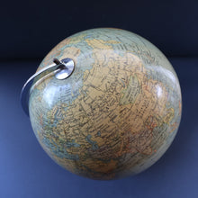 Load image into Gallery viewer, 1930s Terrestrial Globe by Geographica Ltd. ART DECO Desk Top Spinning Globe
