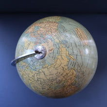 Load image into Gallery viewer, 1930s Terrestrial Globe by Geographica Ltd. ART DECO Desk Top Spinning Globe
