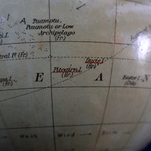 Load image into Gallery viewer, 1930s Terrestrial Globe by Geographica Ltd. ART DECO Desk Top Spinning Globe
