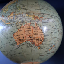 Load image into Gallery viewer, 1930s Terrestrial Globe by Geographica Ltd. ART DECO Desk Top Spinning Globe
