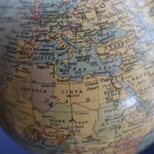 Load image into Gallery viewer, 1930s Terrestrial Globe by Geographica Ltd. ART DECO Desk Top Spinning Globe
