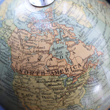Load image into Gallery viewer, 1930s Terrestrial Globe by Geographica Ltd. ART DECO Desk Top Spinning Globe
