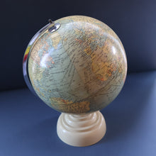 Load image into Gallery viewer, 1930s Terrestrial Globe by Geographica Ltd. ART DECO Desk Top Spinning Globe

