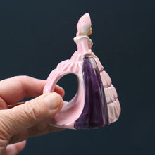 Load image into Gallery viewer, SINGLE Carlton Ware Crinoline Lady Ceramic Napkin Rings, c 1935
