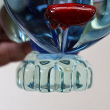 Load image into Gallery viewer, Vintage 1960s MURANO Glass Comical Dog with Large Head with Large Applied Eyes, Red Nose and Wee Sticky Out Tongue
