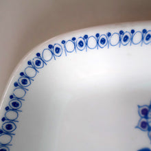 Load image into Gallery viewer, THREE PIECES of Vintage Norwegian Ceramics by Figgjo Flint: Lotte Design. Large Oblong Dish and Two Side Plates
